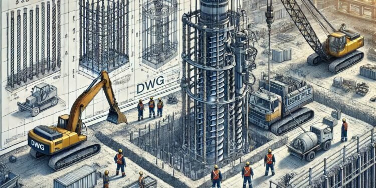 Pondasi Bore Pile Dwg