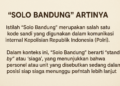 Solo Bandung Artinya