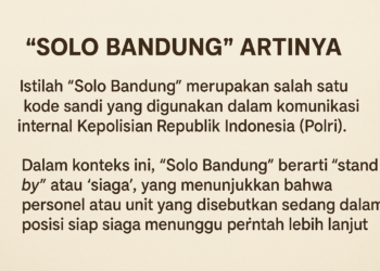 Solo Bandung Artinya